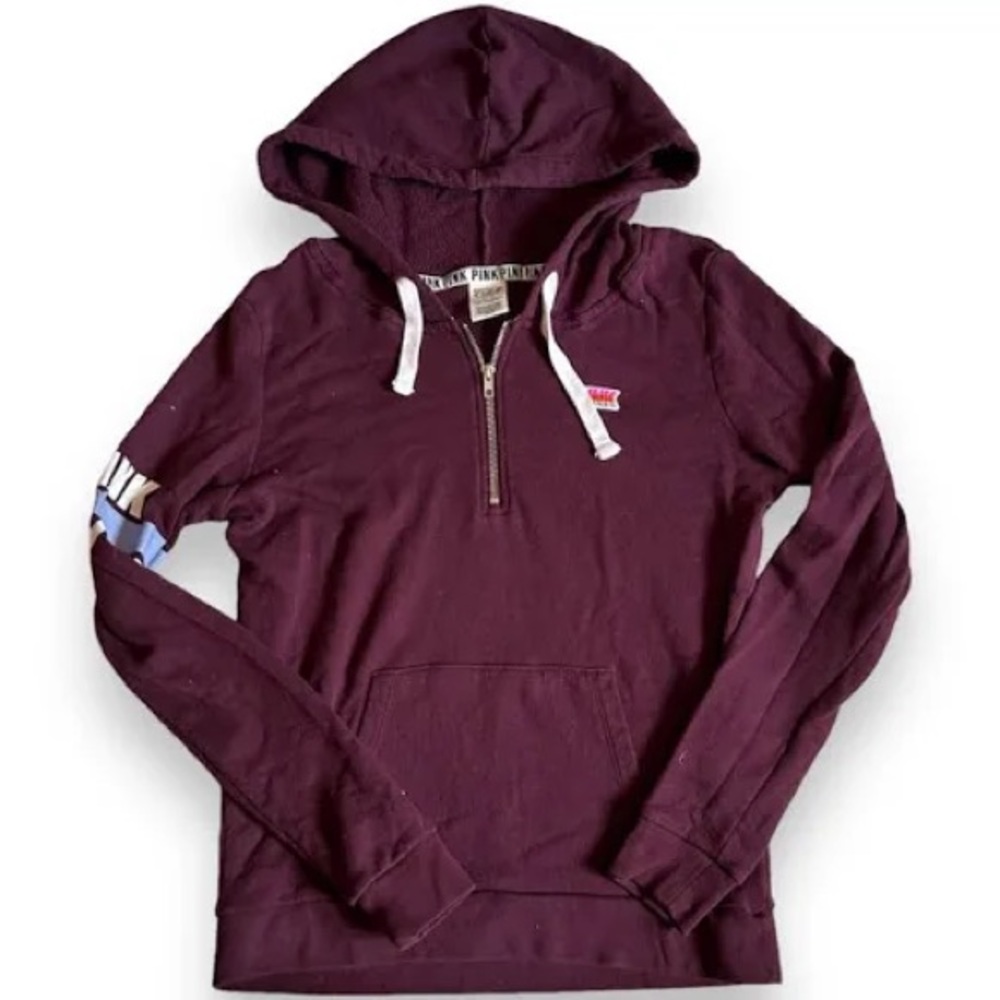 Victorias Secret PINK 1/2 zip hoodie - Size Small